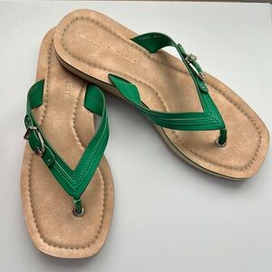 Kelly & Katie Emerald Green Sandals Size 9.5 M